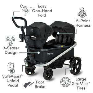 BOB Gear Renegade Wagon Bundle with Canopies