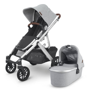 Buy the Vista V2 from Mega babies in a grey brushed mélange. 