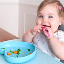 Load image into Gallery viewer, Chicco Easy Plate Silicone Heart Shaped Plate
