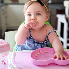 Load image into Gallery viewer, Chicco Easy Plate Silicone Heart Shaped Plate
