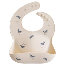 Load image into Gallery viewer, Mushie Silicone Baby Bib
