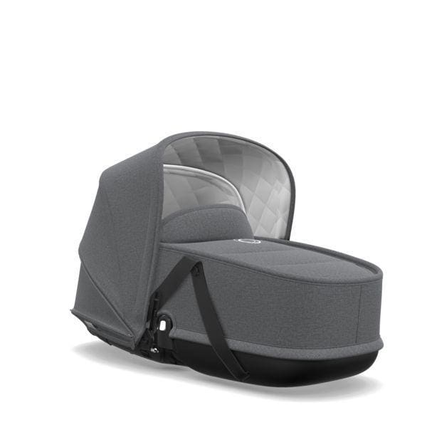 Bugaboo Bee Bassinet Tailored Fabric Set - Classic: Grey Melange - Stroller Bassinet