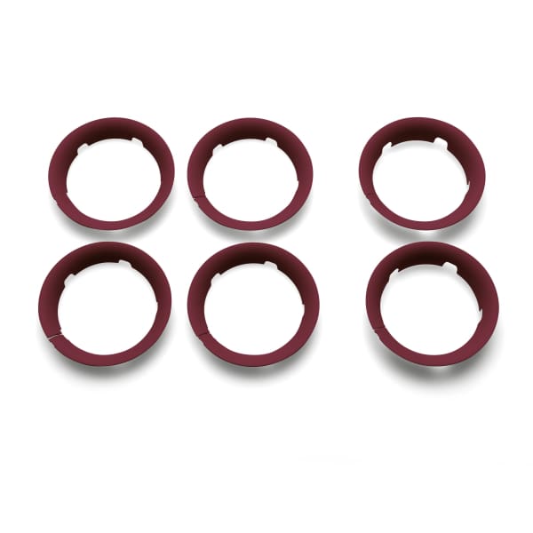 Bugaboo Bee wheel caps - DARK RED - Stroller Wheels & Accessories