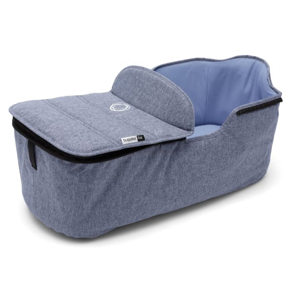 Bugaboo Fox Bassinet Tailored Fabric Set - BLUE MELANGE - Stroller Bassinet