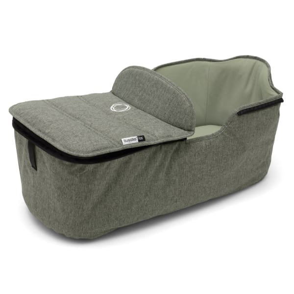 Bugaboo Fox Bassinet Tailored Fabric Set - GREEN MELANGE - Stroller Bassinet