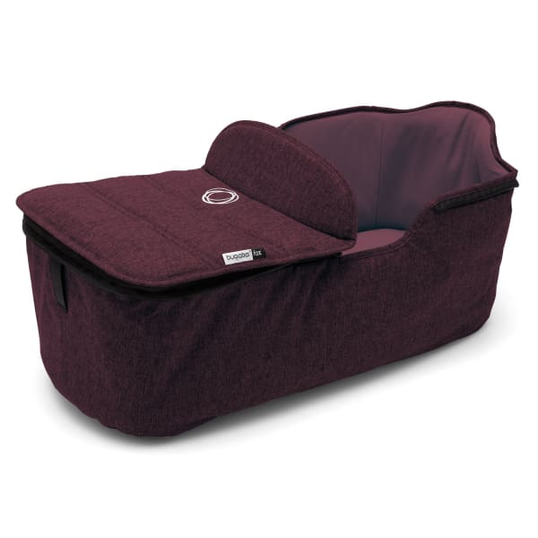 Bugaboo Fox Bassinet Tailored Fabric Set - RED MELANGE - Stroller Bassinet