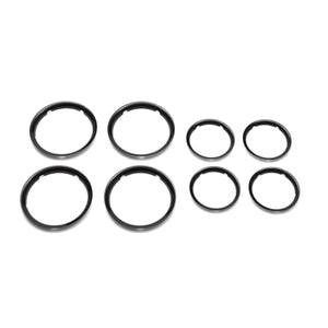 Bugaboo Fox wheel caps - GLOSSY BLACK - Stroller Wheels & Accessories