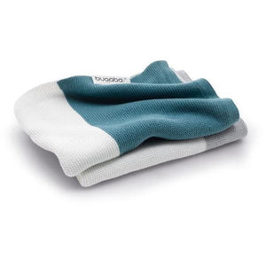 Bugaboo light cotton blanket - Petrol Blue - Baby Blanket
