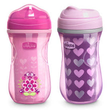 Load image into Gallery viewer, Chicco Insulated Rim Spout Trainer Cup 9oz 12m+ (2pk)
