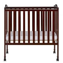 Load image into Gallery viewer, Dream On Me 2 in 1 Lightweight Folding Portable Crib - Espresso - Portable Folding Crib
