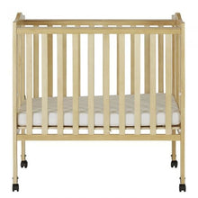 Load image into Gallery viewer, Dream On Me 2 in 1 Lightweight Folding Portable Crib - Natural - Portable Folding Crib
