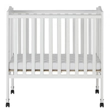 Load image into Gallery viewer, Dream On Me 2 in 1 Lightweight Folding Portable Crib - White - Portable Folding Crib
