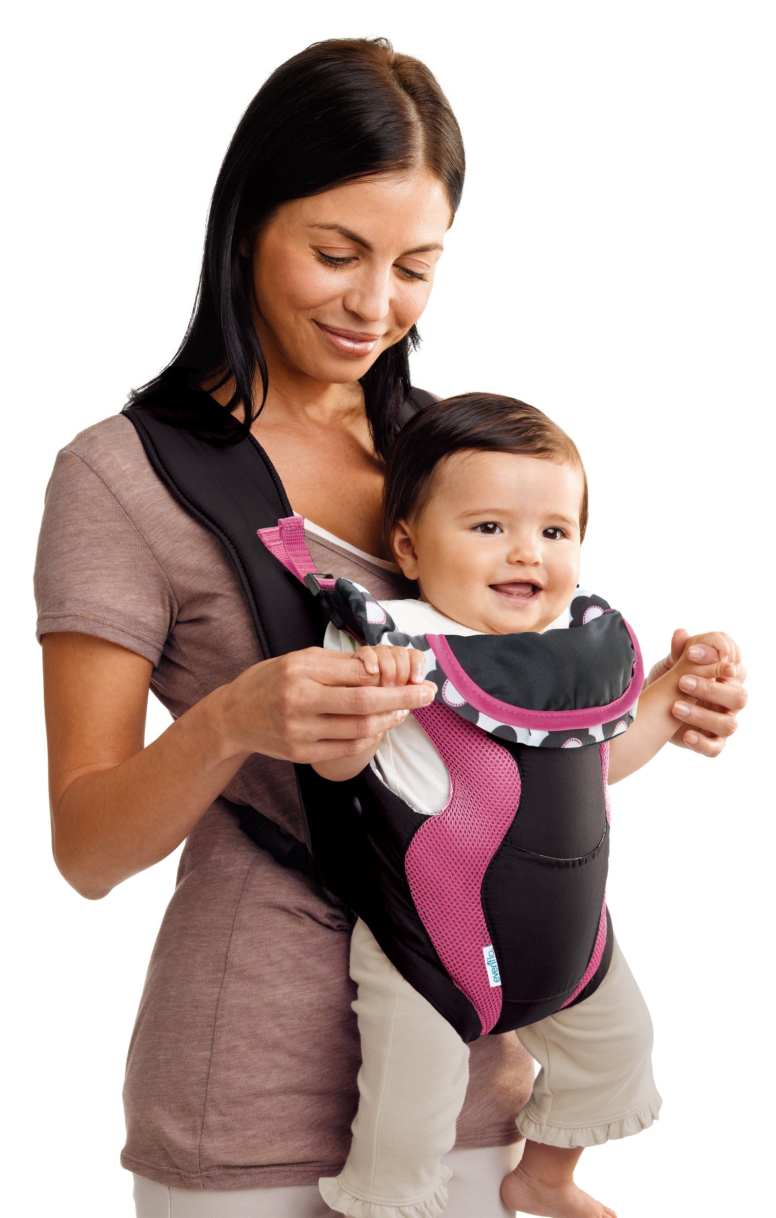 evenflo breathable carrier gray chevron Evenflo Breathable Infant Carrier – Swaddles Baby