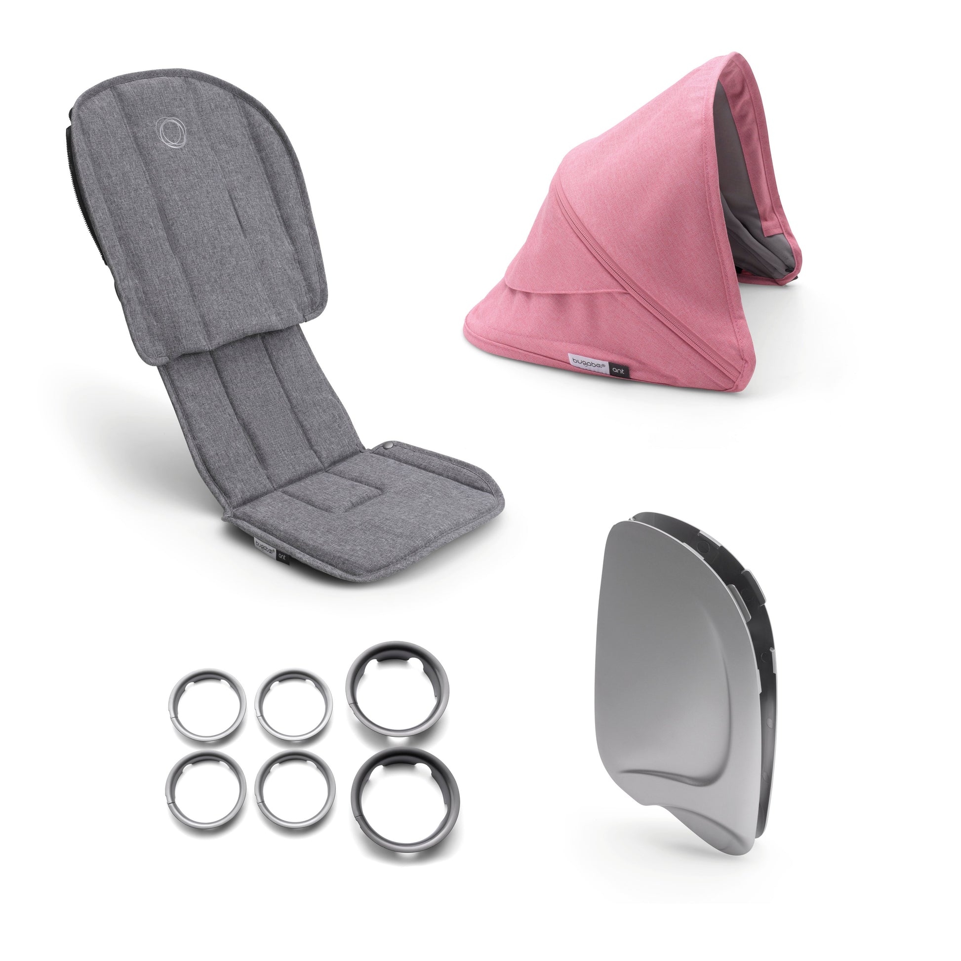 bugaboo bee vs ant Bugaboo Ant Style Set Complete Grey Melange-Pink Melange