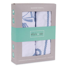 Load image into Gallery viewer, Ely&#39;s &amp; Co. Cotton Bassinet Sheet - 2 Pack
