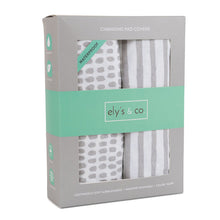 Load image into Gallery viewer, Ely&#39;s &amp; Co. Waterproof Cradle Sheet/ Changing Pad Cover - 2 Pack
