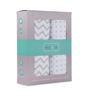 Ely's & Co. Cotton Crib Sheet - 2 Pack