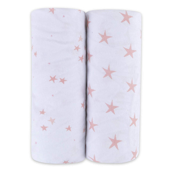 Ely's & Co. Cotton Bassinet Sheet - 2 Pack