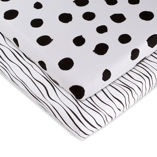 Ely's & Co. Cotton Bassinet Sheet - 2 Pack