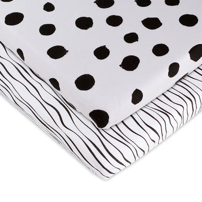 Ely's & Co. Cotton Bassinet Sheet - 2 Pack