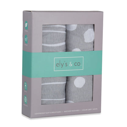 Ely's & Co. Cotton Pack N Play/ Porta Crib Sheet - 2 Pack