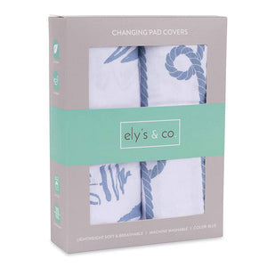 Ely's & Co. Cotton Cradle Sheet/ Changing Pad Cover - 2 Pack