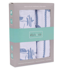 Load image into Gallery viewer, Ely&#39;s &amp; Co. Cotton Pack N Play/ Porta Crib Sheet - 2 Pack
