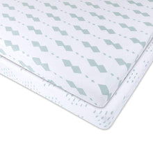 Load image into Gallery viewer, Ely&#39;s &amp; Co. Cotton Pack N Play/ Porta Crib Sheet - 2 Pack
