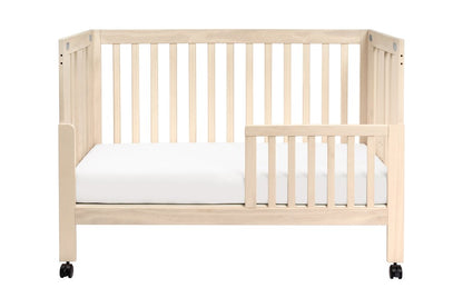Babyletto Maki Full Size Portable Folding Crib With Toddler Bed Conversion Kit