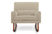 Load image into Gallery viewer, Nursery Works Sleepytime Rocker With Walnut Legs
