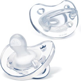 Chicco PhysioForma Silicone One-Piece Orthodontic Pacifier 6-16m 2pk