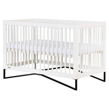 Load image into Gallery viewer, The  3-in-1 Convertible Crib has 3 mattress positions to grow with your baby. From Mega babies.
