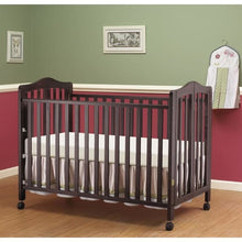 Load image into Gallery viewer, Lisa Full Size Folding Crib - Espresso - Portable Folding Crib
