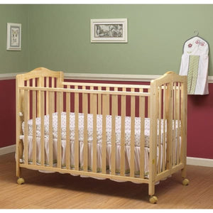 Lisa Full Size Folding Crib - Natural - Portable Folding Crib