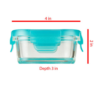 Innobaby Preppin' SMART EZ Lock Glass Container (3 Pack)