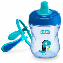 Load image into Gallery viewer, Chicco Semi-soft Spout Trainer Sippy Cup 7oz  6m+ (2pk)
