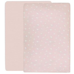 Ely's & Co. Cotton Pack N Play/ Porta Crib Sheet - 2 Pack