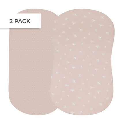 Ely's & Co. Cotton Bassinet Sheet - 2 Pack