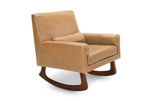 Load image into Gallery viewer, Nursery Works Sleepytime Rocker in Vegan Tan Leather
