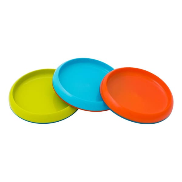 Plate Nonskid 3Pk - Boy Orange/Teal/Blue - Baby Feeding