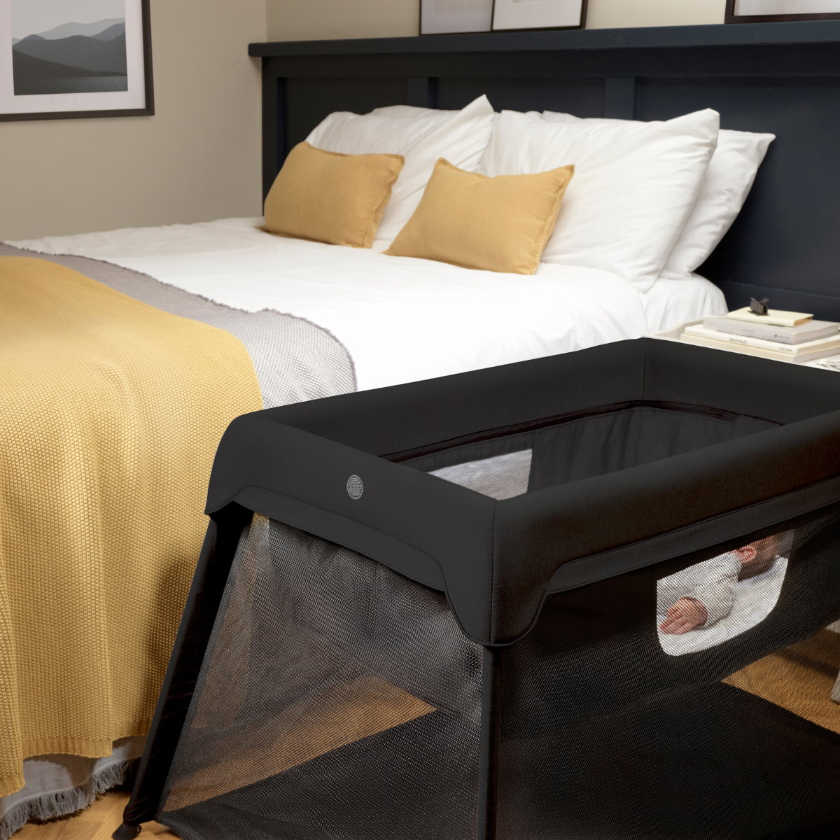 Silver Cross Sleep Go Travel Crib Carbon