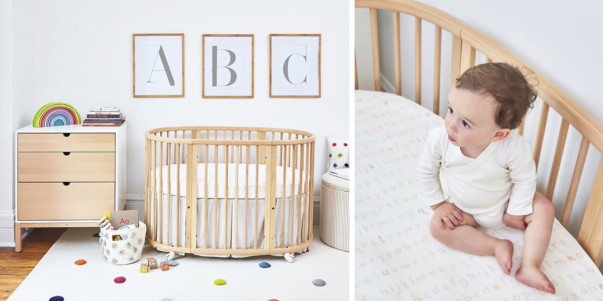 pehr stokke crib sheet Stokke Sleepi Fitted Sheet 120Cm