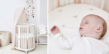 Load image into Gallery viewer, Stokke Sleepi Mini Fitted Sheet - Petit Pehr Collection 80cm

