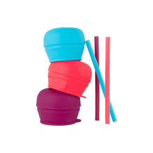 Load image into Gallery viewer, Snug Straw 3Pk Lids - Girl - Baby Feeding
