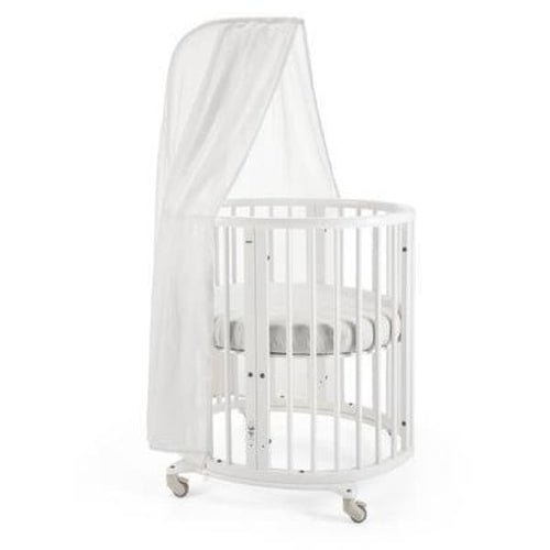 Stokke Sleepi Mini Incl. Mattress & Drape Rod - White - Baby Nursery