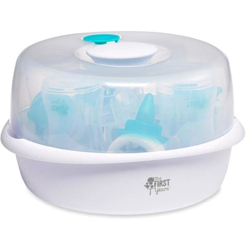The First Years Simple Steam Microwave Sterilizer - Grey Accent Color - Baby Feeding