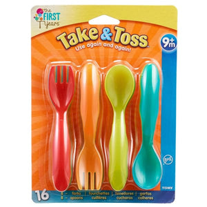 The First Years Take & Toss 16 Piece Infant Spoons - Baby Feeding