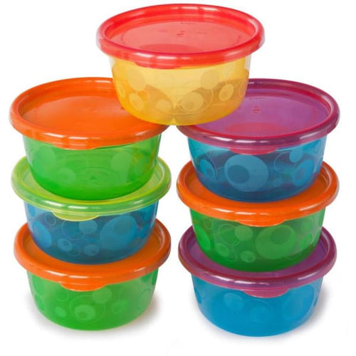 The First Years Take & Toss 8Oz Toddler Bowls W/ Lids 6 Pk - Baby Feeding