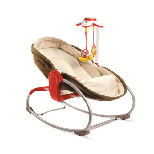 Tiny Love 3-in-1 Rocker-Napper - Brown (2nd Edition) - Baby Swing & Accessories