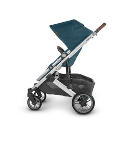 UPPAbaby CRUZ V2 Stroller featured by Mega Babies comes in a striking  deep sea color.
